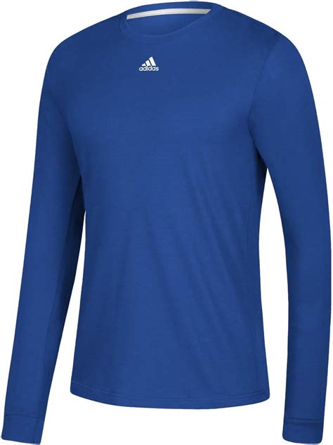 adidas longsleeve blauw|adidas blue long sleeve tee.